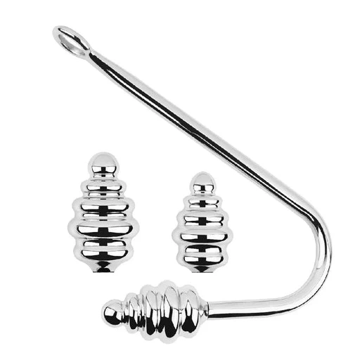 Hook Screw-in Anal Ribbed GreatBenefit 8826 Set 0611